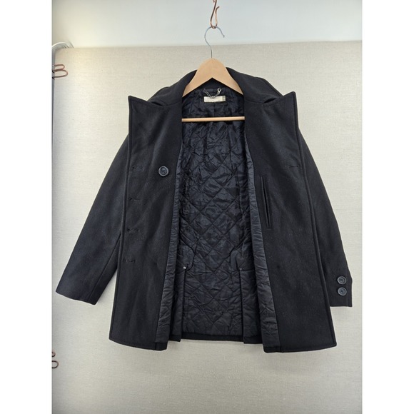 J. Crew Wool Blend Pea Coat Thinsulate Lined Womens XS  Double Breasted - Picture 7 of 11